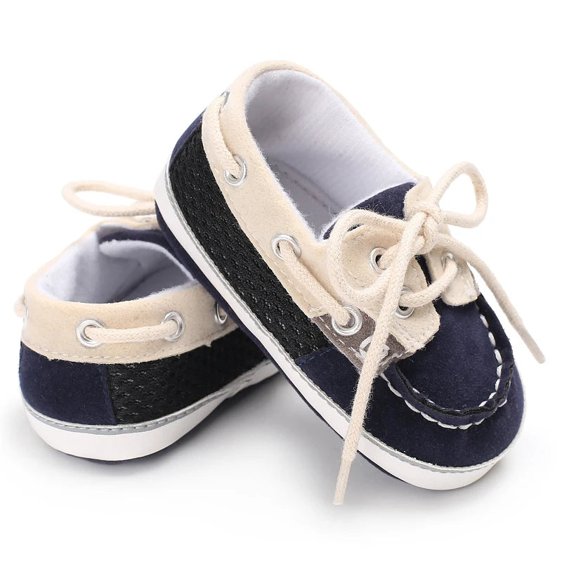 Baby Shoes Boys Girls Sailor Formal Shoes Soft Sole Newborn Sports Walking Toddler Shoe