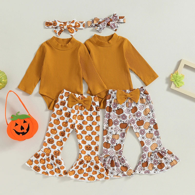 Baby Girl Halloween Clothes Long Sleeve Romper Fall Outfit