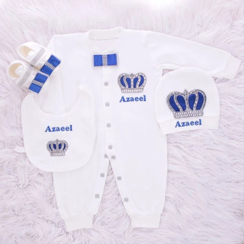 Newborn Baby Boy Outfits Set Cotton Shirt Pants Mittens Receiving Blanket-baby clothing-Top Super Deals-design 031-3-6M size 66-Free Item Online