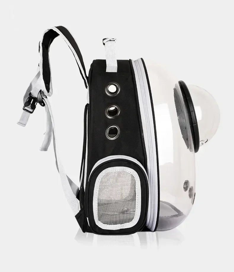 Transparent Capsule Pet Cat Backpack  Out Travel Portable Cat Accessories Breathable Cat Bag for Cats and Small Pet Dogs