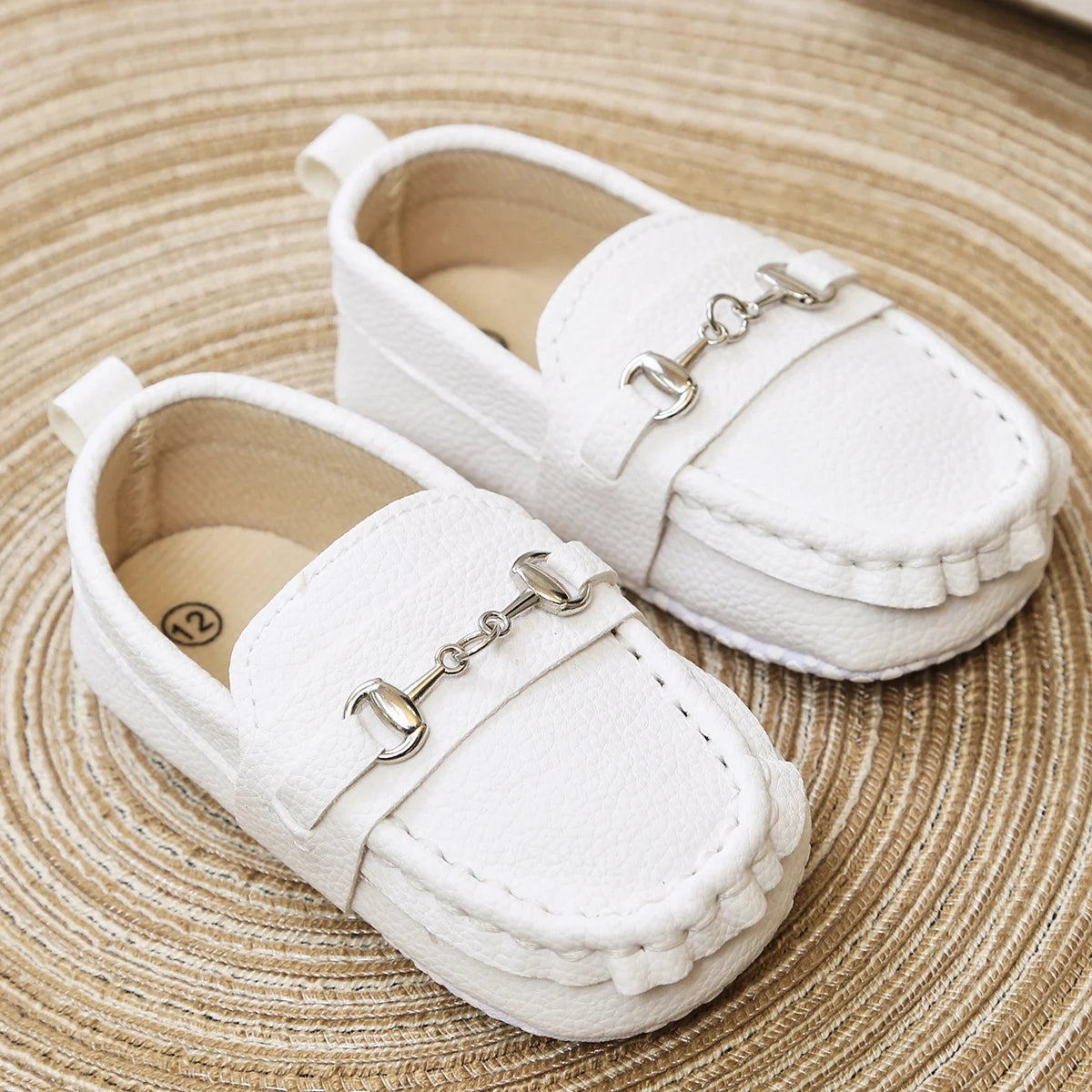 Baby Shoes Casual Loafers for Boys, Comfortable Soft-Sole Moccasins, Newborn First Walker Flats