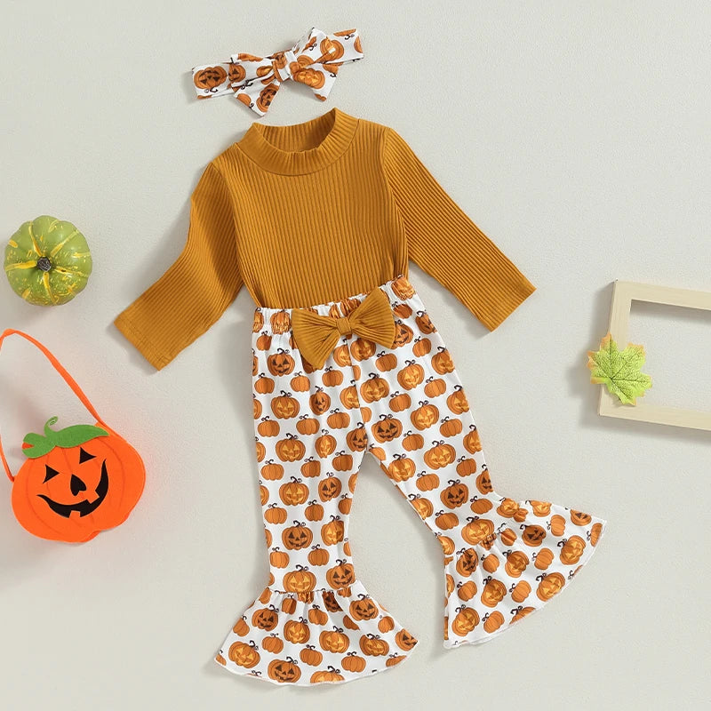 Baby Girl Halloween Clothes Long Sleeve Romper Fall Outfit