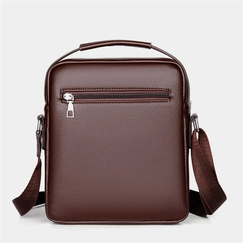 Men's Genuine Leather Crossbody Shoulder Bags High quality Tote Fashion Business Man Messenger Bag Leather Bags fanny pack