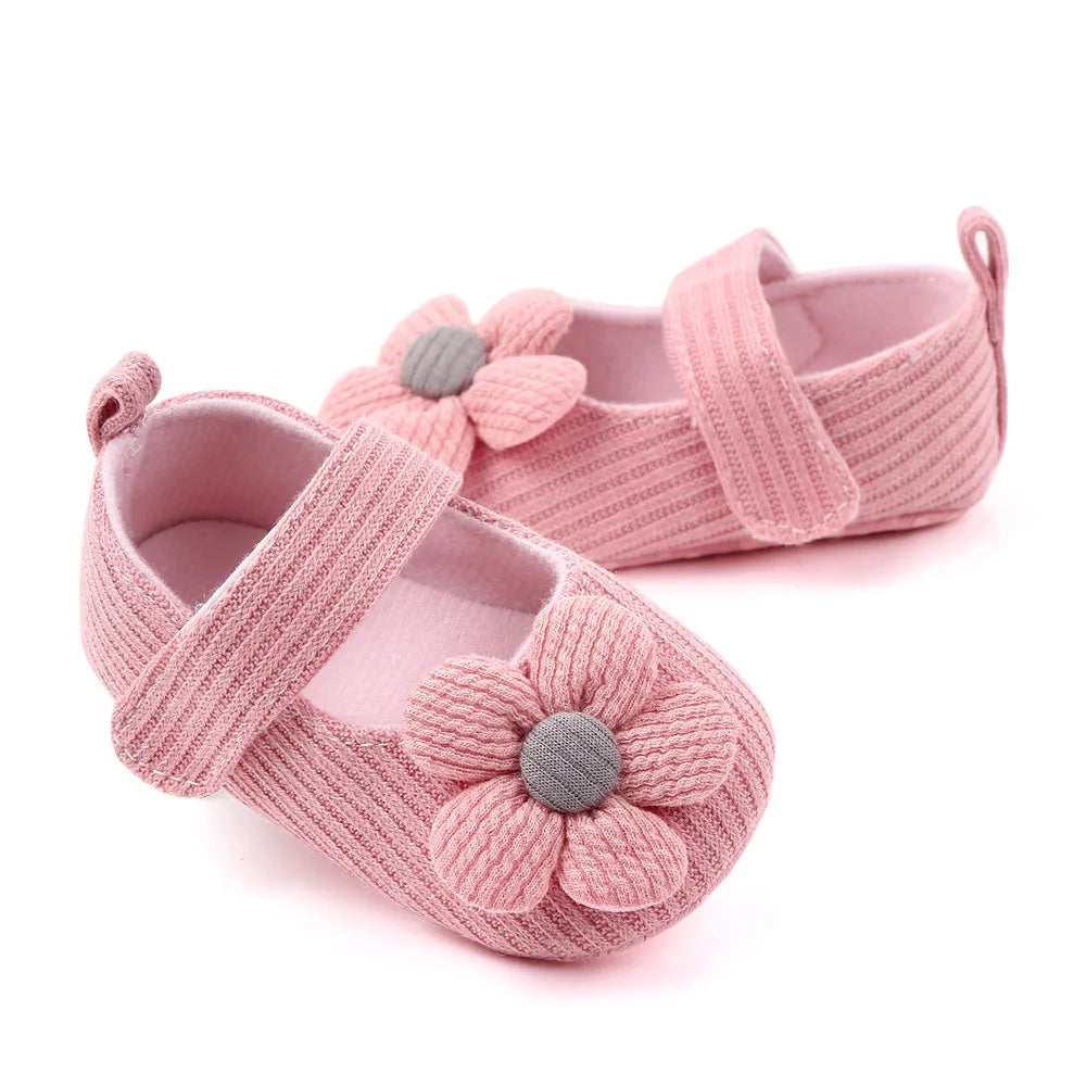 Anti-slip First Walking Shoes Baby Shoes 0-6-12 Months Girls' Shoes