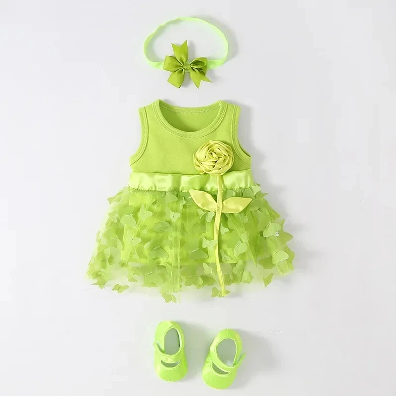 0-3T Baby Girls Cute Butterfly Dress