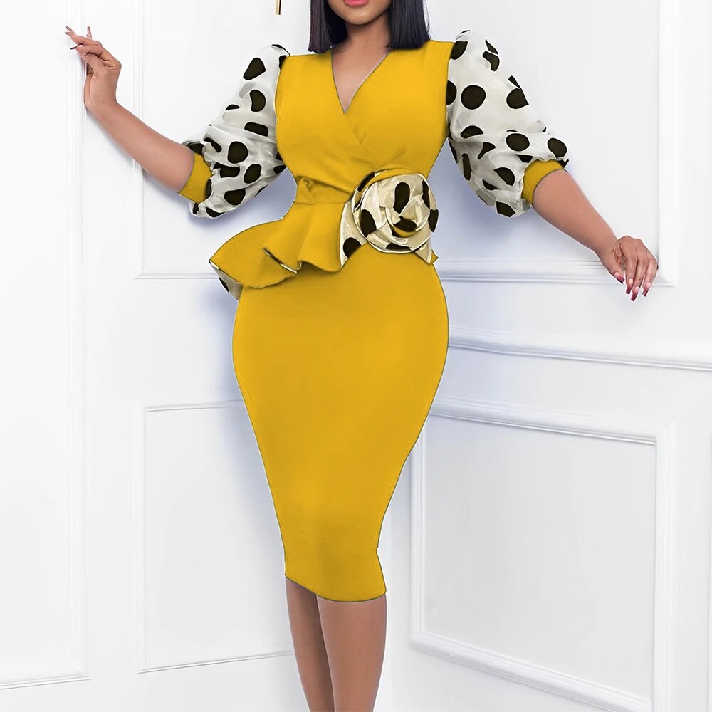 Plus Size Knitted Pencil Dress for Women Clothing  Autumn Winter Hip Long Skirt Female