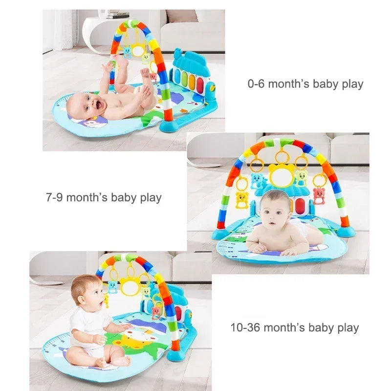 Baby Activity Gym Rack Early Education Toy Gifts Musical Piano