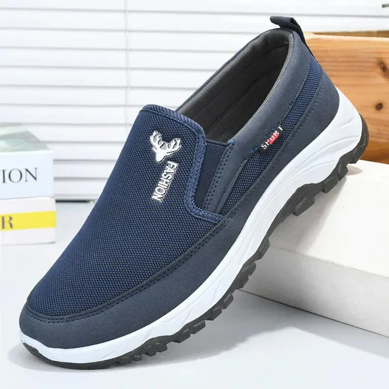 Men's Canvas Shoes with Soft Soles Casual Breathable Comfortable Men's Oxford Sneakers