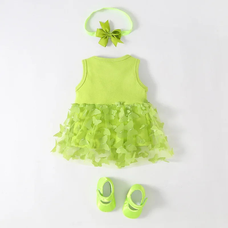 0-3T Baby Girls Cute Butterfly Dress