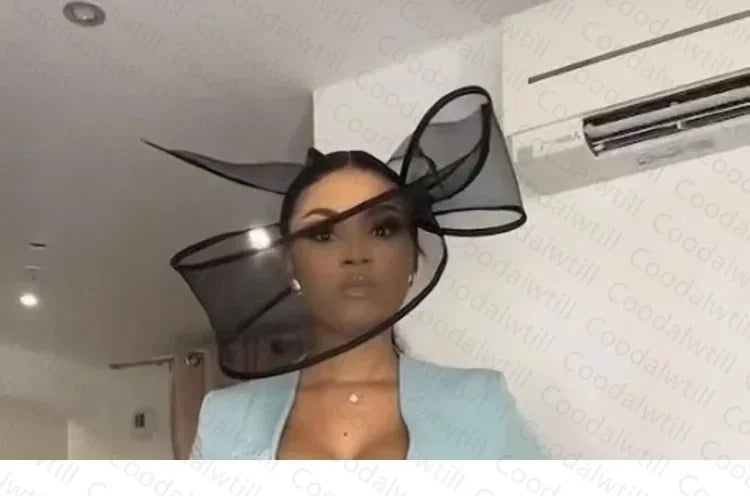 Halo Fascinator Hat For Women Wedding Pillbox Headwear