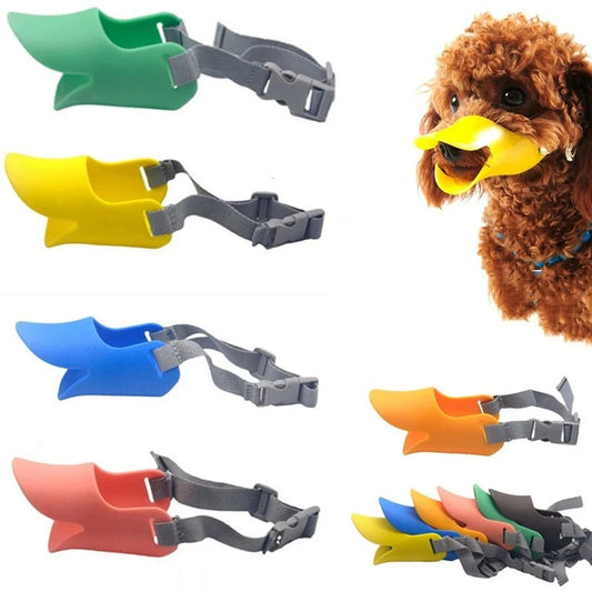 Dog Muzzle Silicone Duck Muzzle Mask for Pet Dogs Anti Bite Stop Barking Small Large Dog Mouth Muzzles Pet Dog Accessories