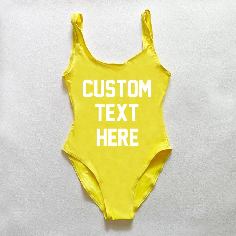 CUSTOM New One Piece Swimsuit Bikini Plus Size