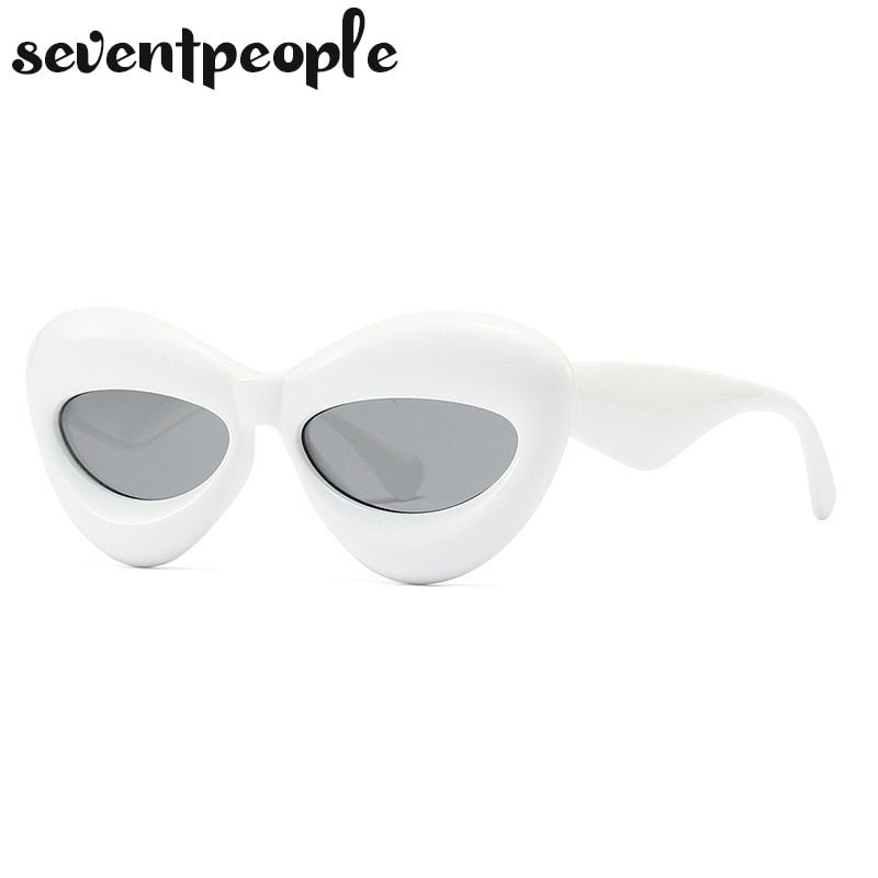 Cat Eye Sunglasses Women Sexy Lip-Shaped Sun Glasses