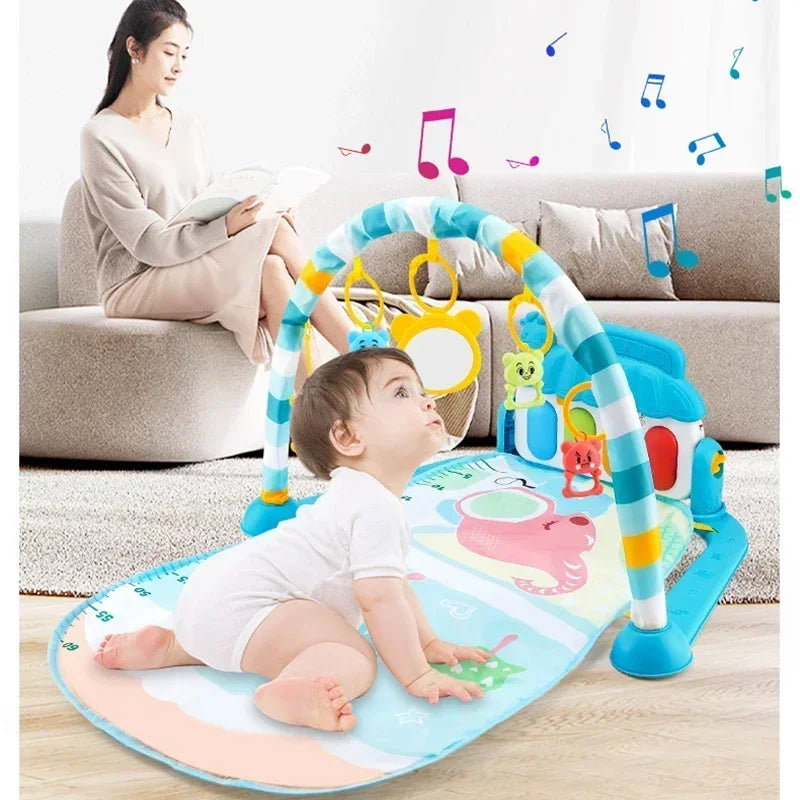 Baby Activity Gym Rack Early Education Toy Gifts Musical Piano