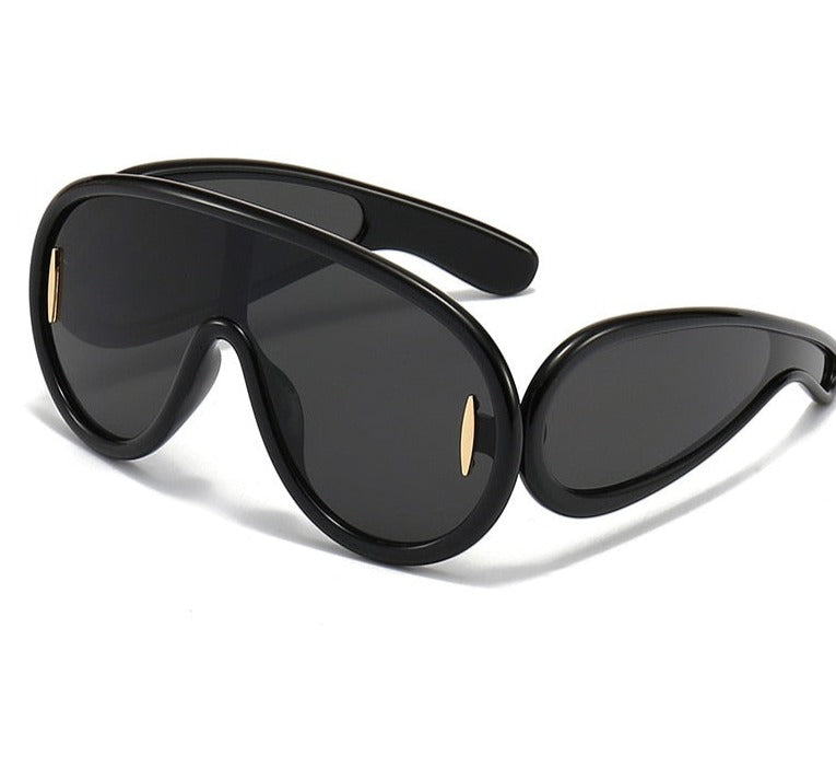 Candy Classy Design Punk Oversize Unisex  Sunglasses