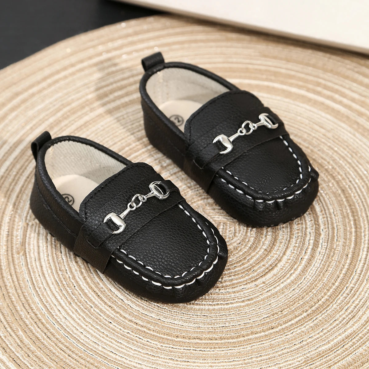 Baby Shoes Casual Loafers for Boys, Comfortable Soft-Sole Moccasins, Newborn First Walker Flats