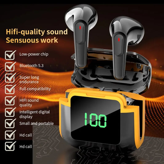 Pro90 Wireless Bluetooth In Ear Digital Display Smart Touch