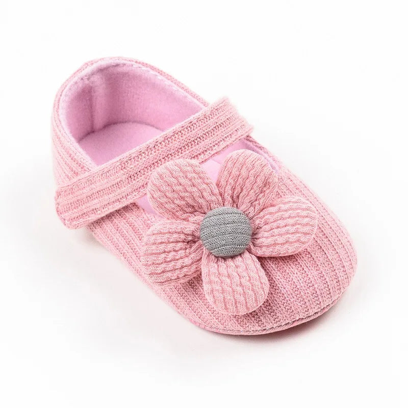 Anti-slip First Walking Shoes Baby Shoes 0-6-12 Months Girls' Shoes