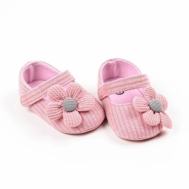 Anti-slip First Walking Shoes Baby Shoes 0-6-12 Months Girls' Shoes