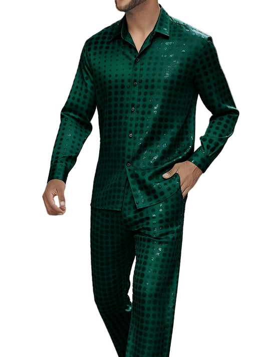 Men’s Polka Dot 2-Piece Suit