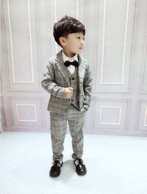 Top Quality Flower Boys Wedding Gentleman Formal Tuxedo Suit