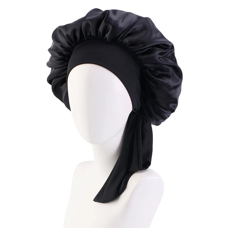 Adjustable Satin Bonnet for Women