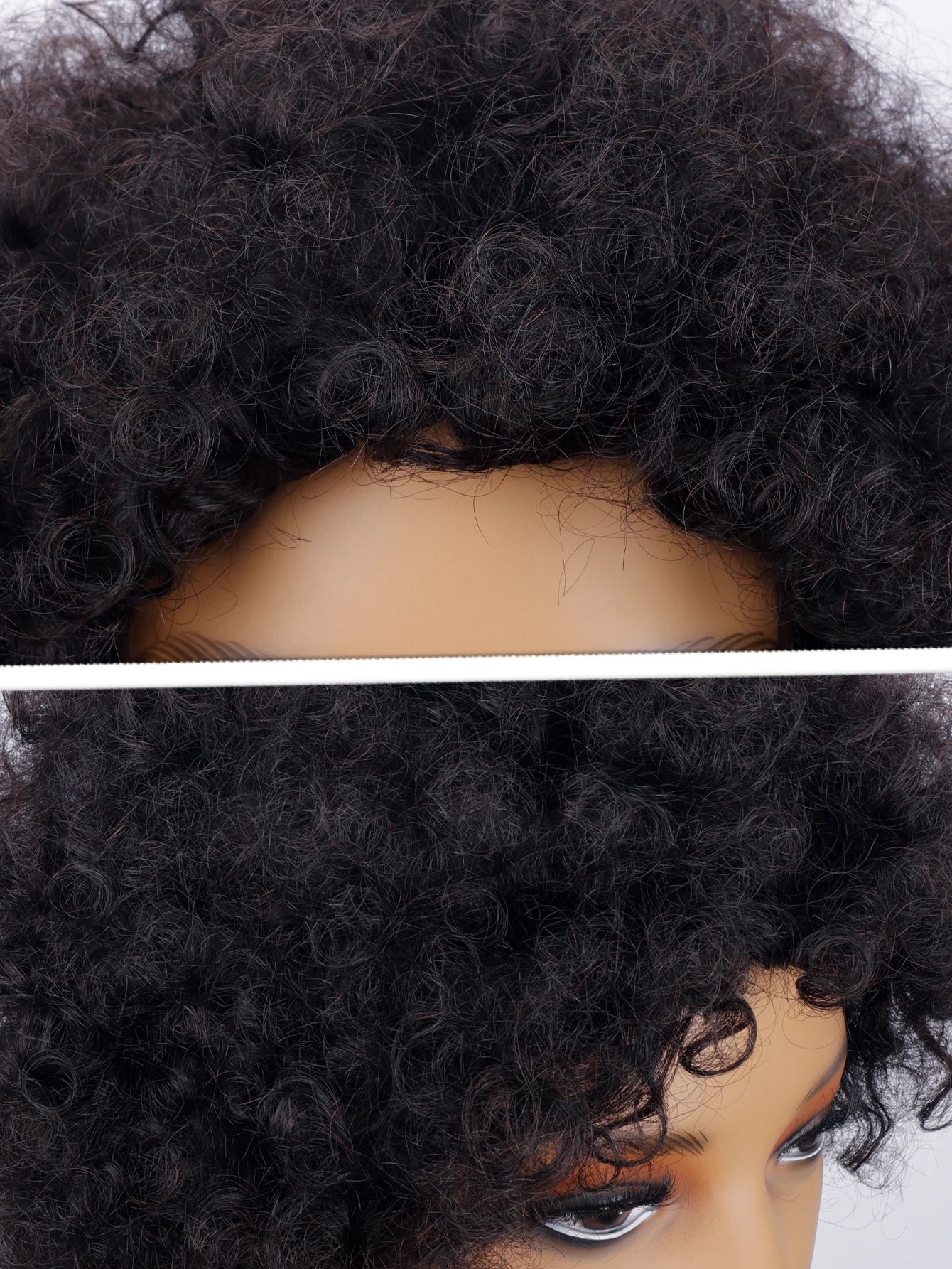 Short Kinky Curly Afro Wig for Women