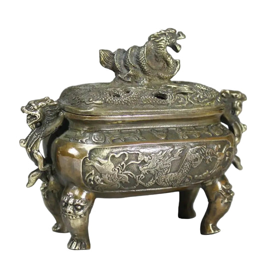 Pure copper incense burner