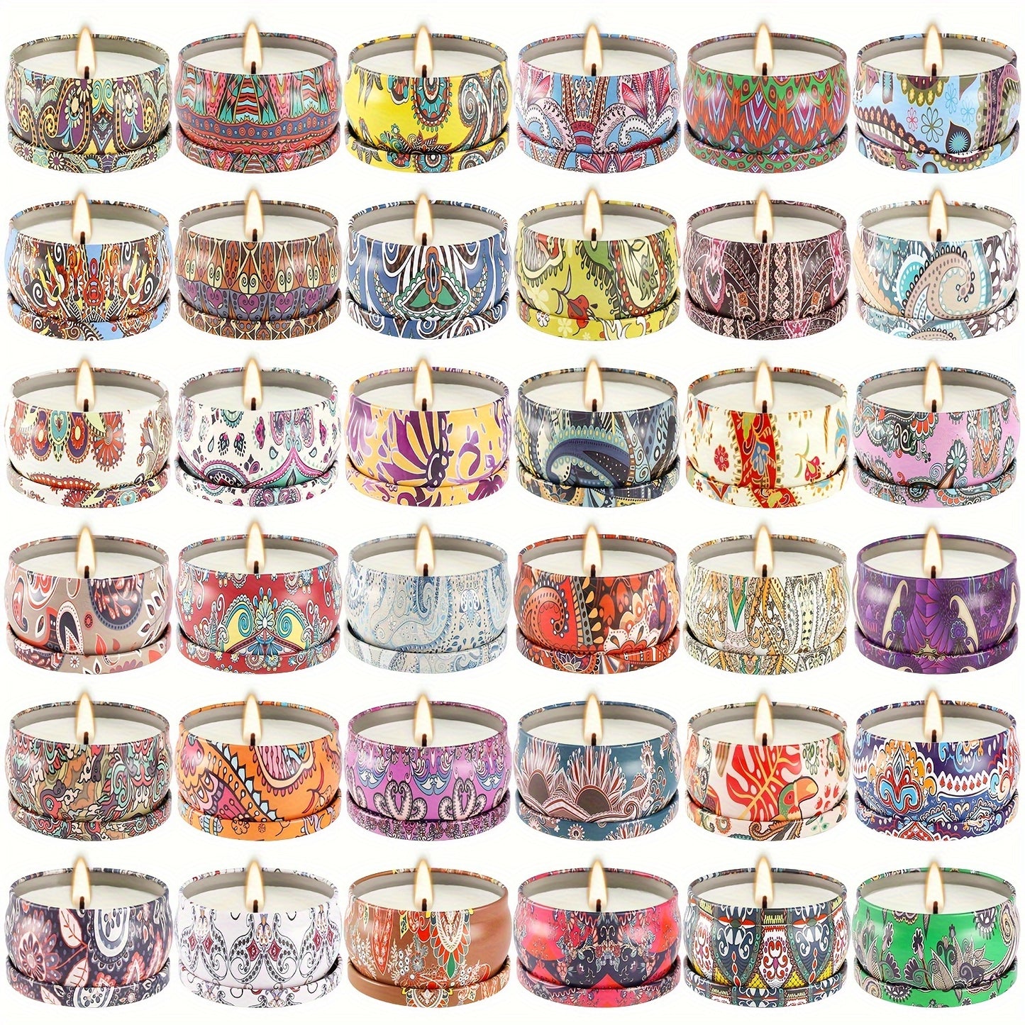 Aromatherapy Scented Candle Gift Set-36 pack