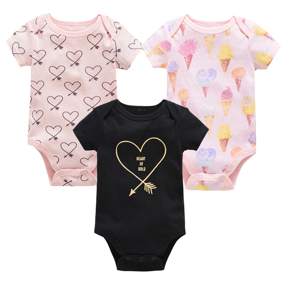 Baby Bodysuit Set 0-12 Months