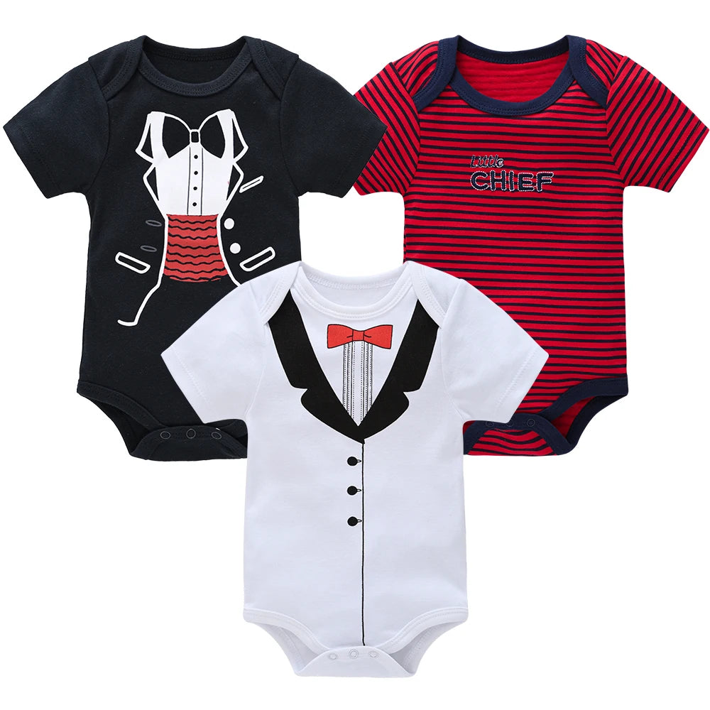 Baby Bodysuit Set 0-12 Months