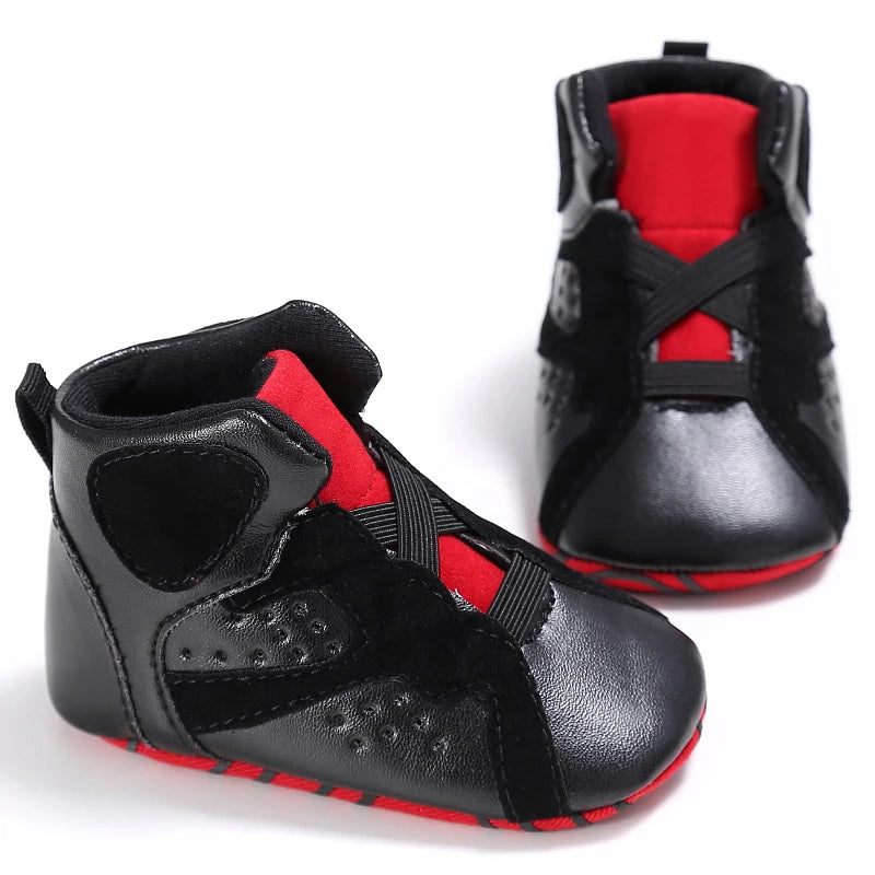 Baby Boys Soft Bottom First Walking Shoes