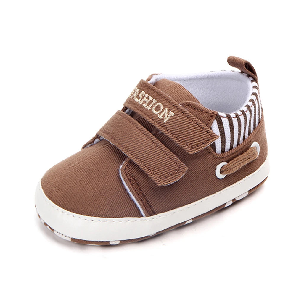 Baby Boys Soft Sole Canvas Sneakers