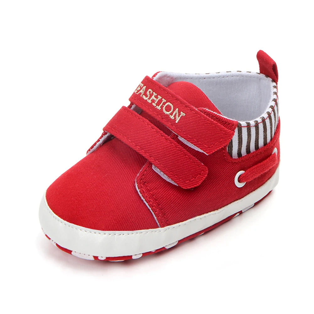 Baby Boys Soft Sole Canvas Sneakers