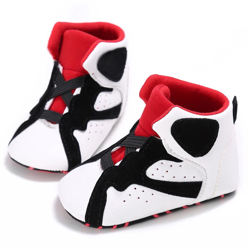Baby Boys Soft Bottom First Walking Shoes
