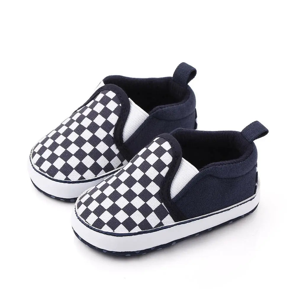 Baby Boys Soft Sole Canvas Sneakers