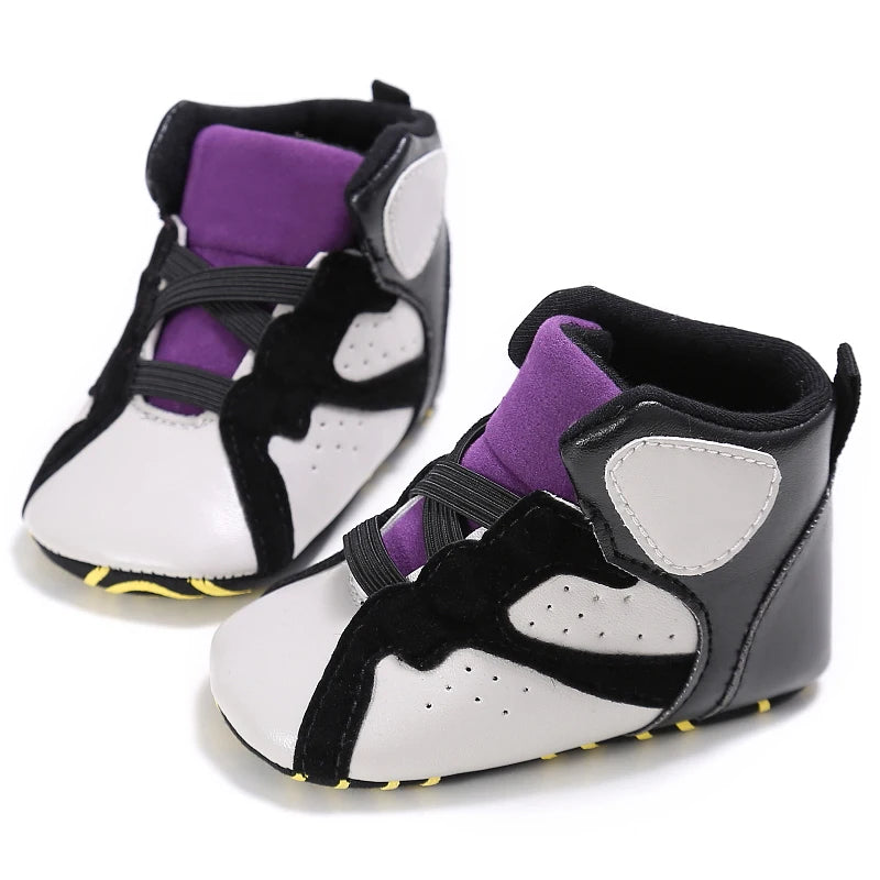 Baby Boys Soft Bottom First Walking Shoes