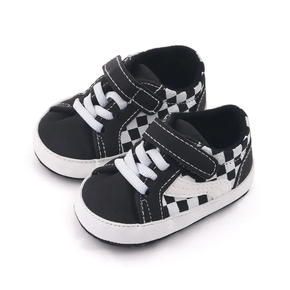 Baby Boys Soft Sole Canvas Sneakers