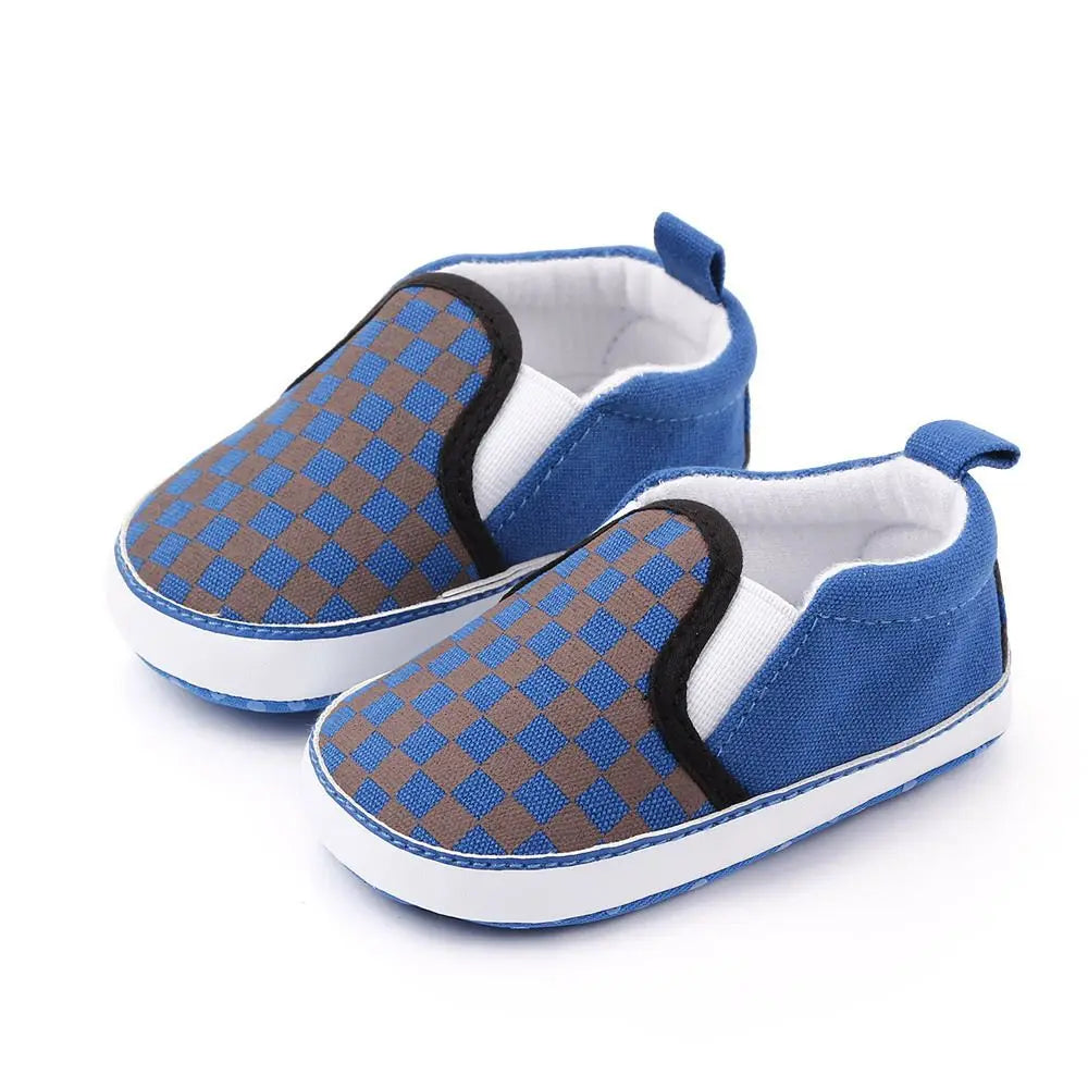 Baby Boys Soft Sole Canvas Sneakers
