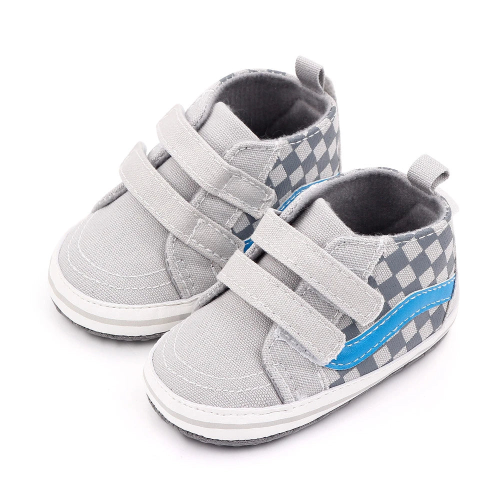 Baby Boys Soft Sole Canvas Sneakers