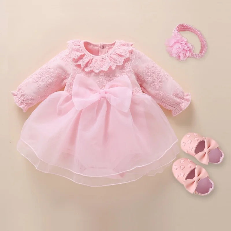 Baby Girl Party & Christening Dress Set