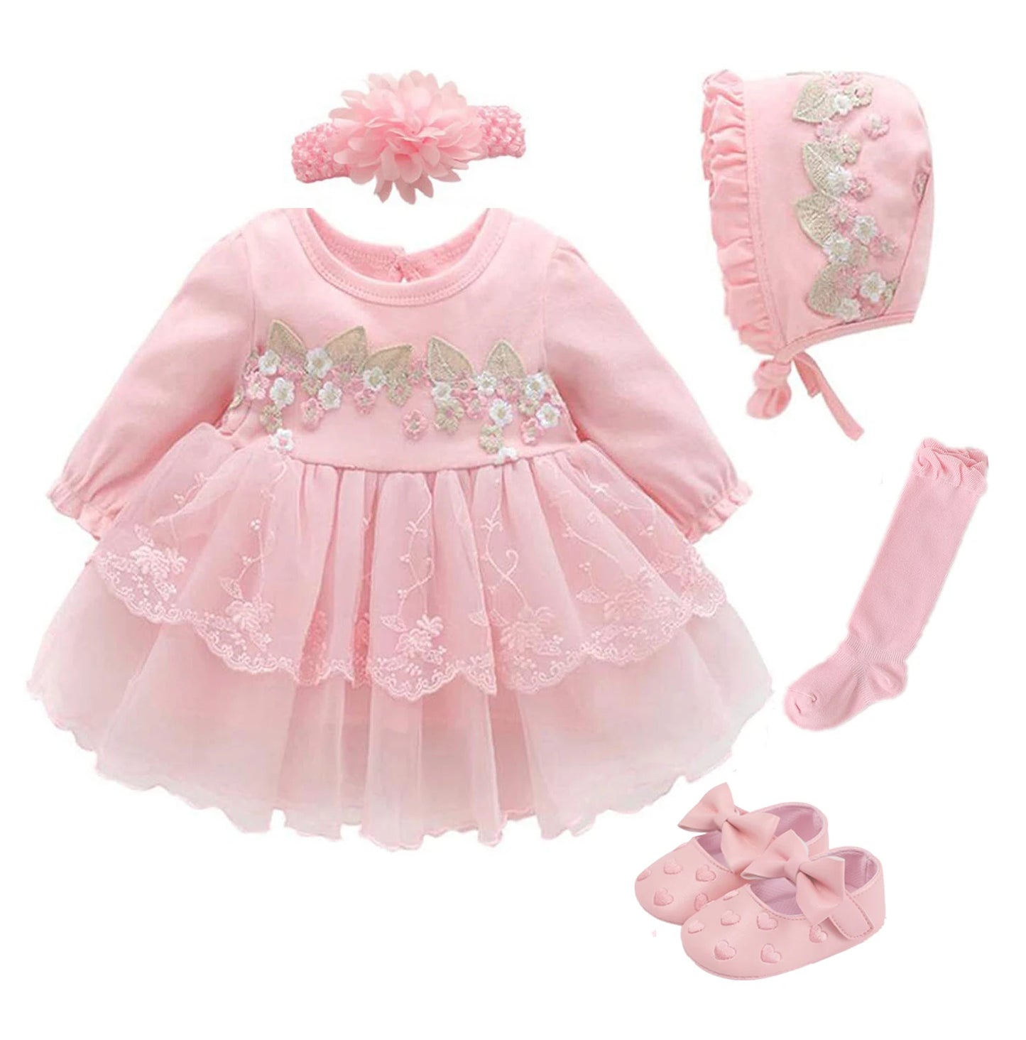 Baby Girl Party & Christening Dress Set