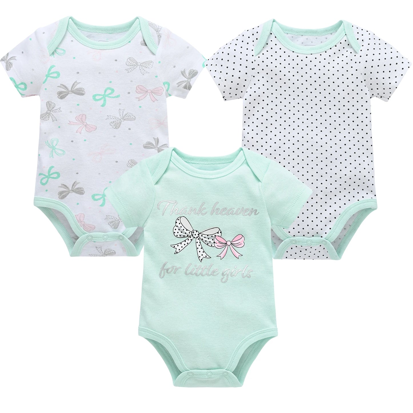 Baby Bodysuit Set 0-12 Months