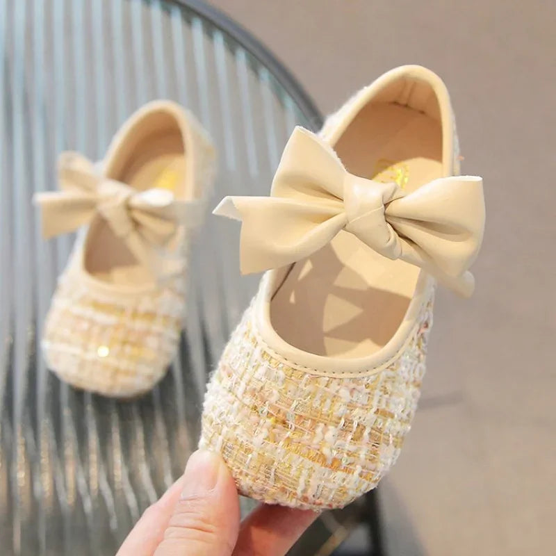 Bow Party Shoes for Girls- Kids Dress Shoes (21–30)