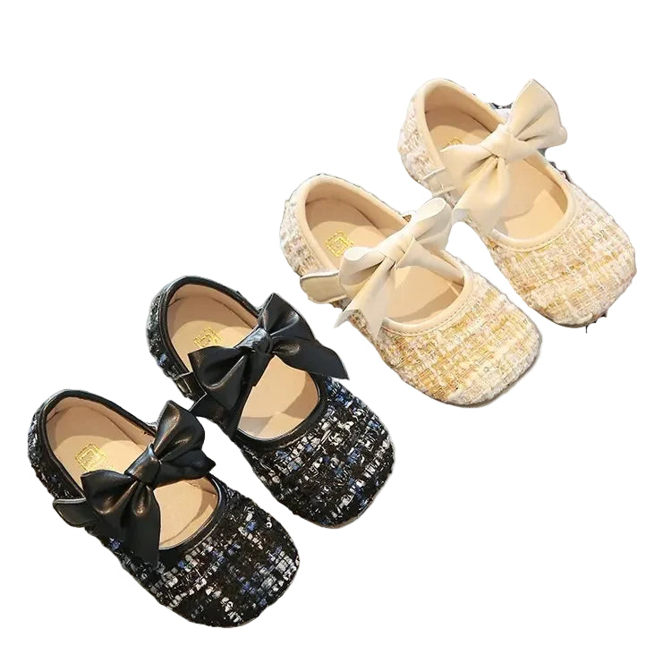 Bow Party Shoes for Girls- Kids Dress Shoes (21–30)