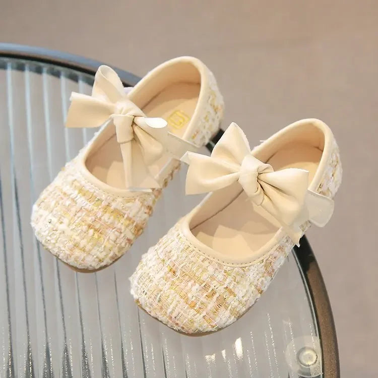 Bow Party Shoes for Girls- Kids Dress Shoes (21–30)