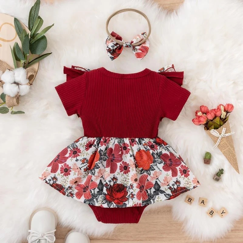 Baby Girl Summer Dress with Bowknot