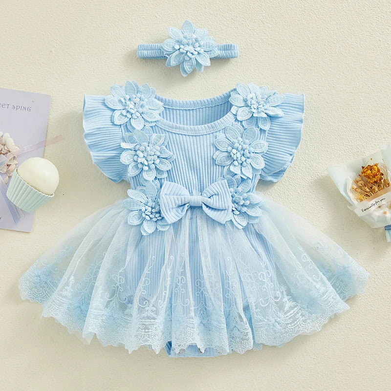 Newborn Baby Girl Romper Dress