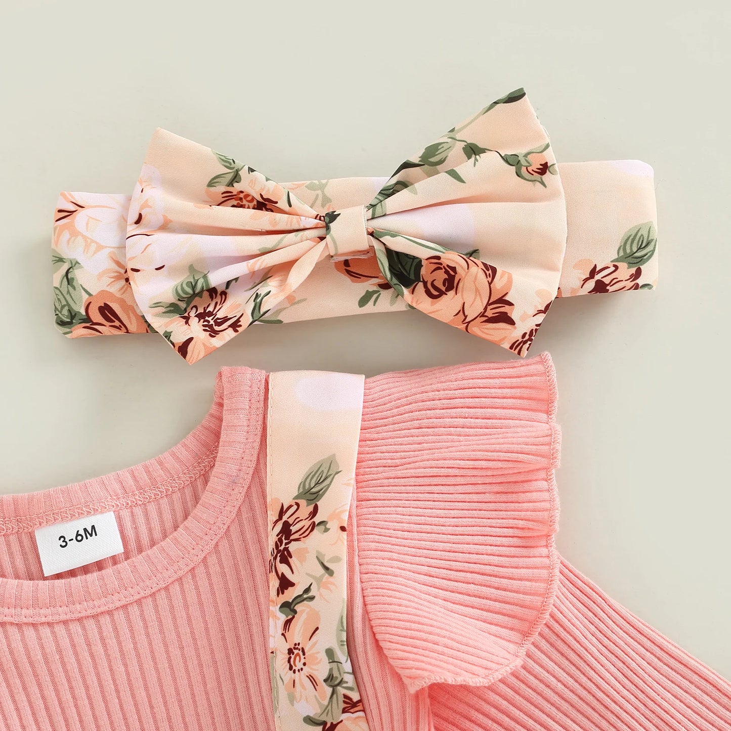 Baby Girl 2Pcs Floral Outfits