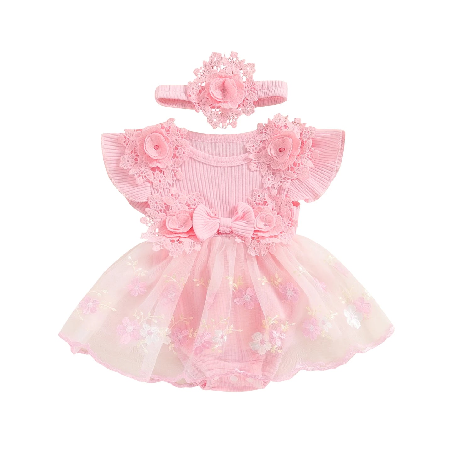 Summer Baby Girl Princess Romper